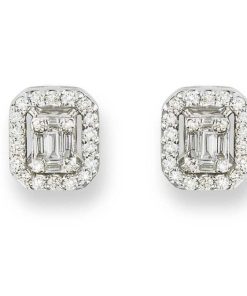 Joyas Nicols | Pendientes Diamantes Dormilonas Square