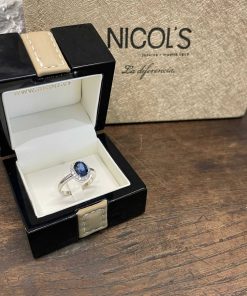 Joyas Nicols Anillos Compromiso Aniversario | Anillo Zafiro Dalia Sunset 1.00Ct