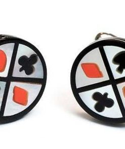 Joyas Nicols Gemelos De Boda | Gemelos De Acero Poker Texas Holdem