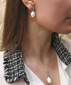 Joyas Nicols Colgantes | Colgante Diamantes Y Perla Pearls Lady