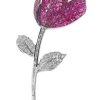 Joyas Nicols Broches | Broche Rosa Naturalmente