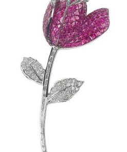 Joyas Nicols Broches | Broche Rosa Naturalmente