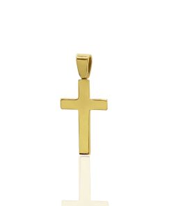 Joyas Nicols Medallas Y Cruces | Cruz Oro Amarillo Catholic Sign