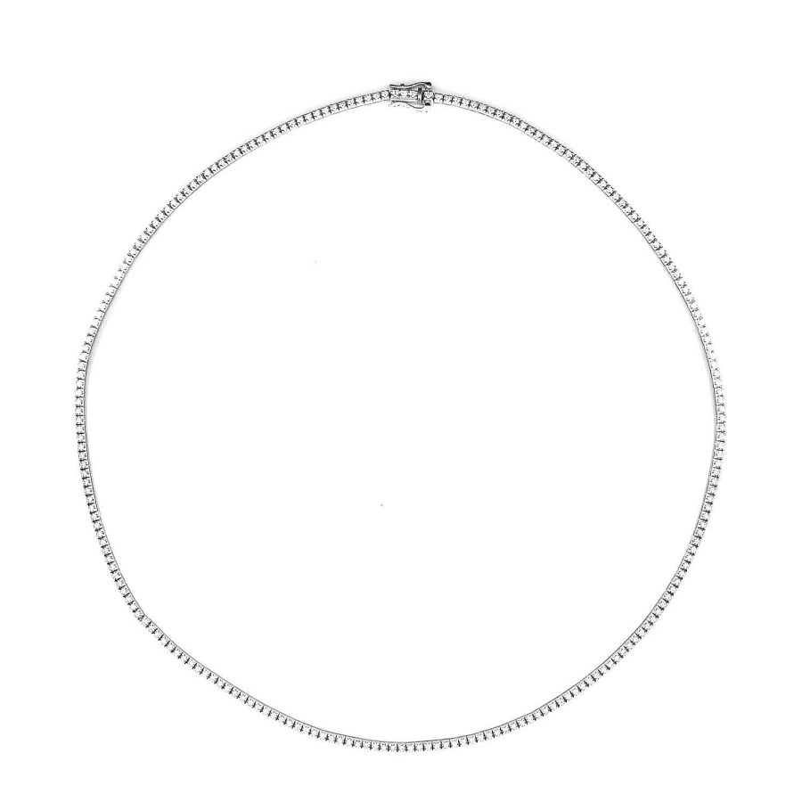 Joyas Nicols Colgantes | Collar Diamantes Riviere 2.60Ct 43Cm Jackie