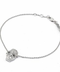 Joyas Nicols Pulseras | Pulsera Calavera Diamantes Nicols