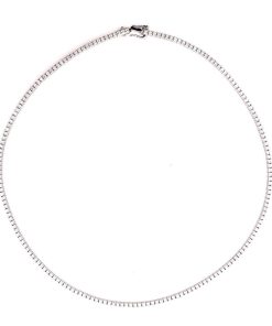 Joyas Nicols Colgantes | Collar Diamantes Riviere 6Ct 43Cm