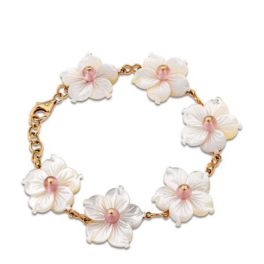 Joyas Nicols Pulseras | Pulsera Oro Flower Power