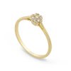 Joyas Nicols | Anillo Pasi N De Diamantes 0.15 Hexagonal