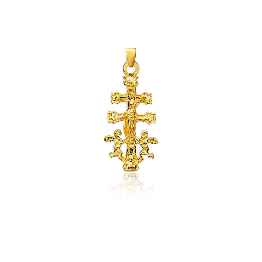 Joyas Nicols Medallas Y Cruces | Cruz De Caravaca Oro 18Kt 29X14Mm