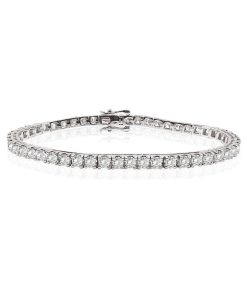 Joyas Nicols Pulseras | Pulsera Diamantes Rviere Square 4.00Ct