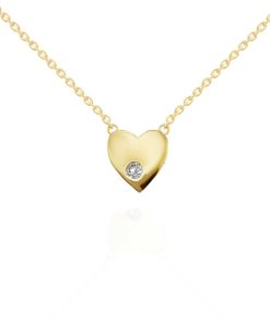 Joyas Nicols Colgantes | Collar Coraz N Diamante Oro Amarillo Always