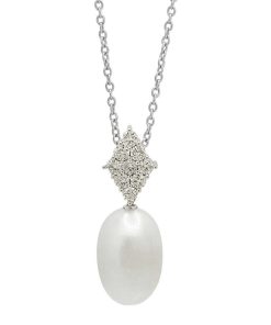 Joyas Nicols Colgantes | Colgante Diamantes Y Perla Pearls Lady