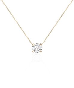 Joyas Nicols Colgantes | Collar Diamante Katherine 0.55-1.00Ct Solitario Oro Amarillo