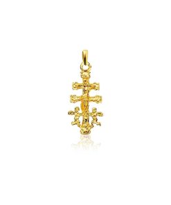 Joyas Nicols Medallas Y Cruces | Cruz De Caravaca Oro 18Kt 23X12Mm