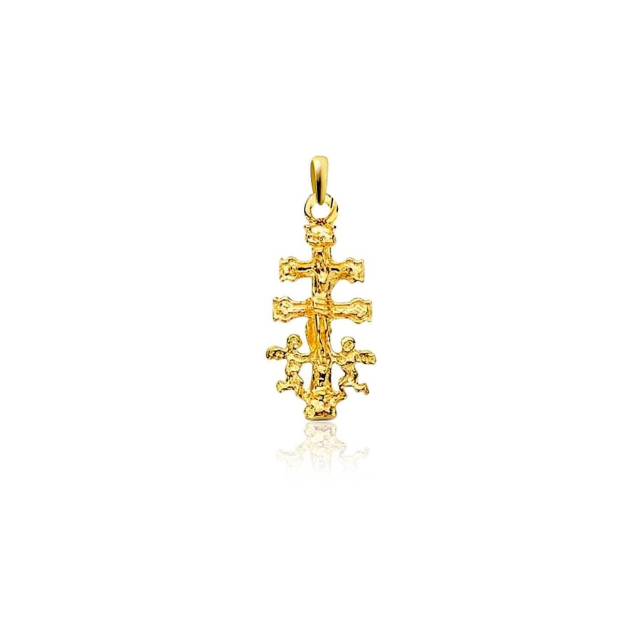 Joyas Nicols Medallas Y Cruces | Cruz De Caravaca Oro 18Kt 23X12Mm