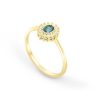 Joyas Nicols | Anillo Oro Esmeralda Oval Detail