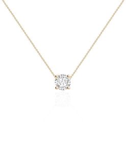 Joyas Nicols Colgantes | Collar Diamante Katherine 0.55-1.00Ct Solitario Oro Amarillo