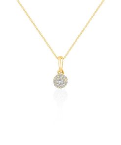 Joyas Nicols Colgantes | Colgante Diamantes Style 0.10 Oro Amarillo