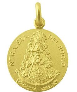 Joyas Nicols Medallas Y Cruces | Medalla Virgen Del Roc O Oro 18Kt