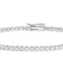 Joyas Nicols Pulseras | Pulsera Diamantes Riviere Garras 1.00Ct