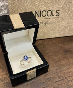 Joyas Nicols Anillos Compromiso Aniversario | Anillo Zafiro Dalia Sunset 0.70Ct