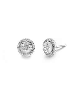 Joyas Nicols | Pendientes Diamantes Gardenia 0.95 Dormilona