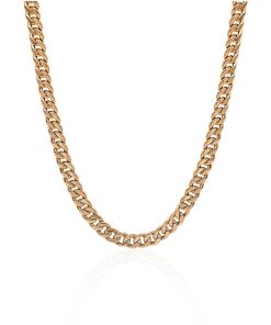 Joyas Nicols Colgantes | Cadena Cubana 60Cm Oro Rosa Maciza 18Kt