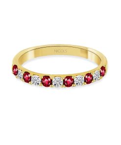 Joyas Nicols | Anillo Diamantes Rub S Azalea Oro Amarillo