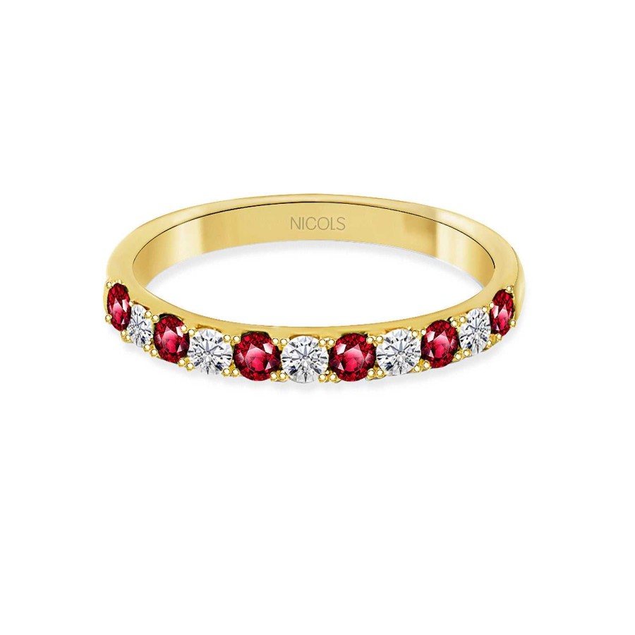 Joyas Nicols | Anillo Diamantes Rub S Azalea Oro Amarillo