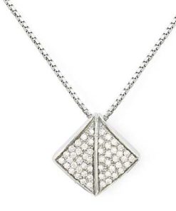 Joyas Nicols Colgantes | Colgante Oro Diamantes Leaf