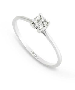 Joyas Nicols | Anillo Diamantes Gardenia 0.10