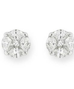 Joyas Nicols | Pendientes Diamantes Dormilonas