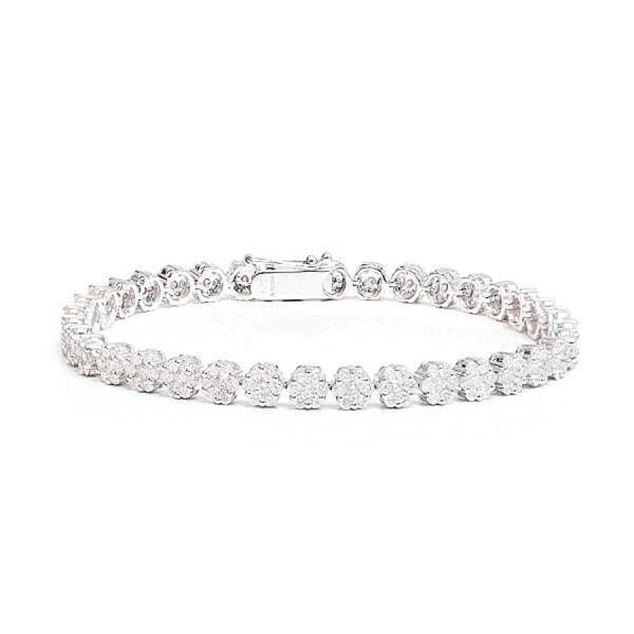 Joyas Nicols Pulseras | Pulsera Diamantes Riviere Roseton