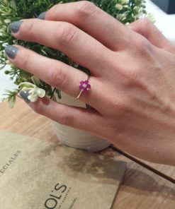 Joyas Nicols | Anillo Flor Rub Mini Details