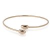 Joyas Nicols Pulseras | Pulsera Oro Basic Gold Tu Yo Oval Concavo