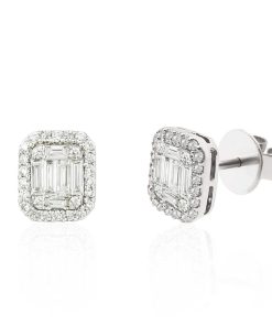 Joyas Nicols | Pendientes Diamantes Dormilonas Square