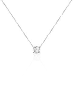 Joyas Nicols Colgantes | Collar Diamante Katherine 0.55-1.00Ct Solitario Oro Blanco