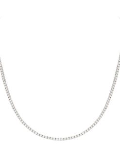 Joyas Nicols Colgantes | Collar Diamantes Riviere 9Ct 43Cm