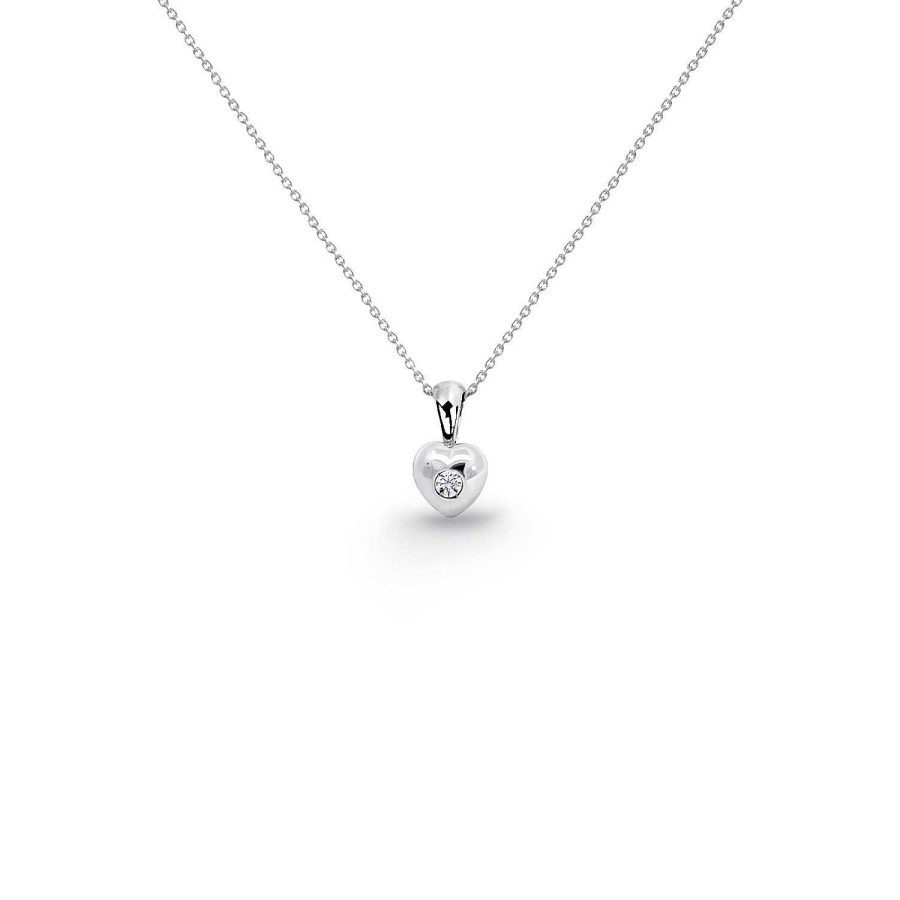 Joyas Nicols Colgantes | Colgante Diamante Coraz N 0.08Ct