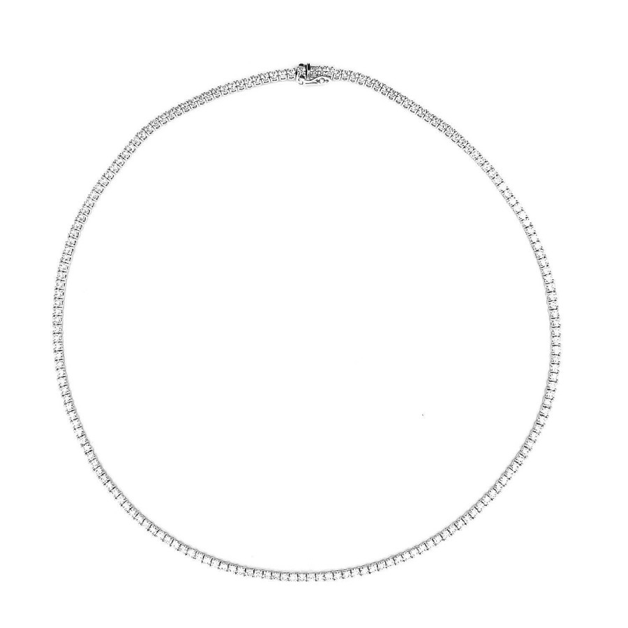 Joyas Nicols Colgantes | Collar Diamantes Riviere 9Ct 43Cm Jackie