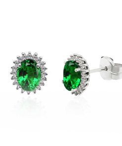 Joyas Nicols | Pendientes Esmeralda Orla Dalia 2.60