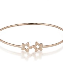 Joyas Nicols Pulseras | Pulsera Oro Basic Gold Estrella Fina