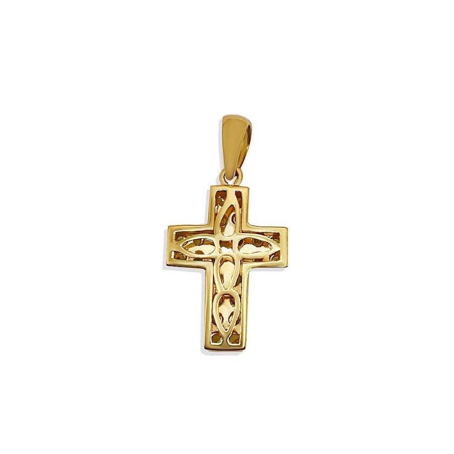 Joyas Nicols Medallas Y Cruces | Cruz Peridotos Doble Catholic Sign