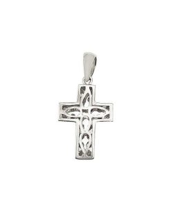 Joyas Nicols Medallas Y Cruces | Cruz Topacios Doble Catholic Sign