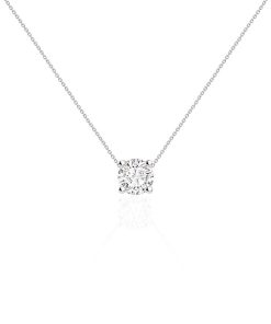 Joyas Nicols Colgantes | Collar Diamante Katherine 0.55-1.00Ct Solitario Oro Blanco