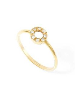 Joyas Nicols | Anillo Circulo Brillantes Detail