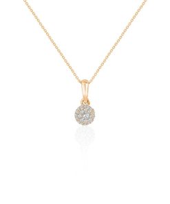 Joyas Nicols Colgantes | Colgante Diamantes Style 0.10 Oro Rosa