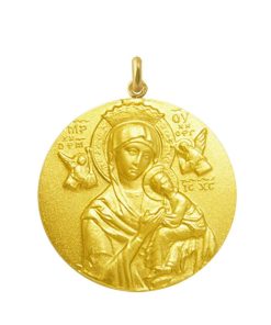 Joyas Nicols Medallas Y Cruces | Medalla Nuestra Se Ora Del Perpetuo Socorro 18Kt