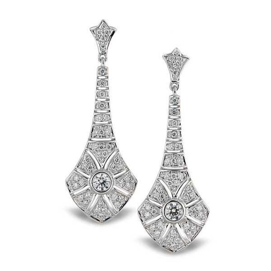 Joyas Nicols | Pendientes Diamantes Largos Alhambra