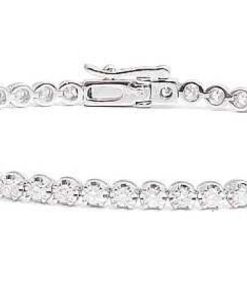 Joyas Nicols Pulseras | Pulsera Diamantes Riviere Garras 3.00Ct.